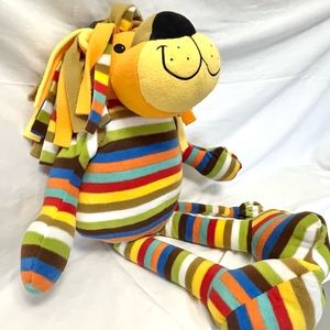 MELISSA & DOUG - 27”BEEPOSH ELVIS THE LION - PLUSH STRIPED MULTICOLOR.
